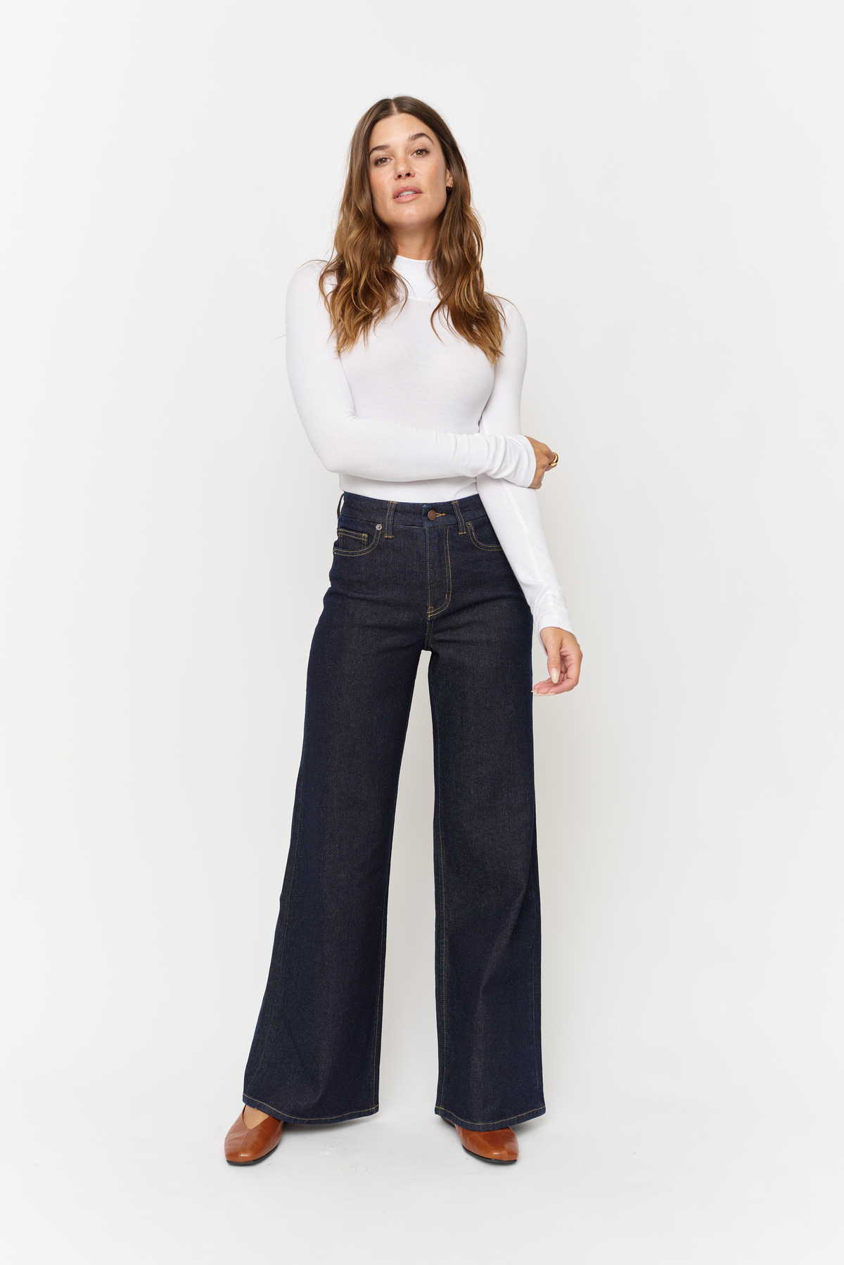 Andrews High Rise Denim - Dark