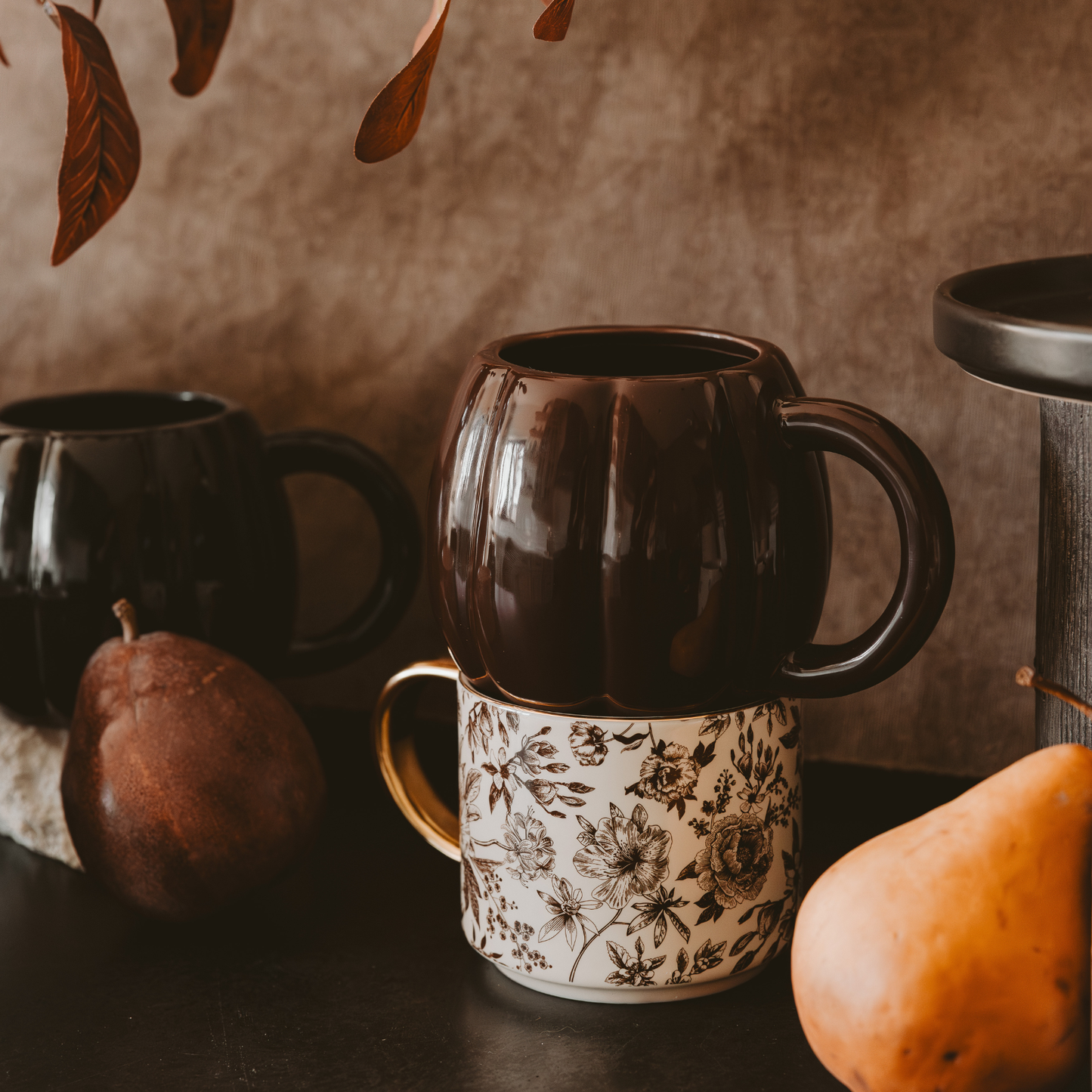 Pumpkin Coffee Mug, Chocolate