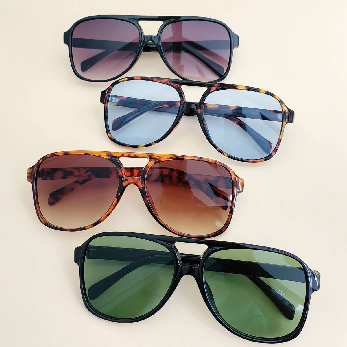 Vintage Bridge Aviator Sunglasses
