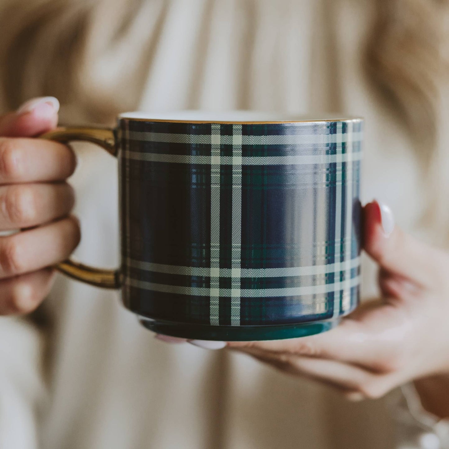 The Ralph Plaid Coffee Mug