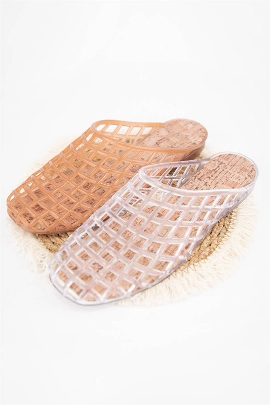 Jelly Basket Mule, Natural