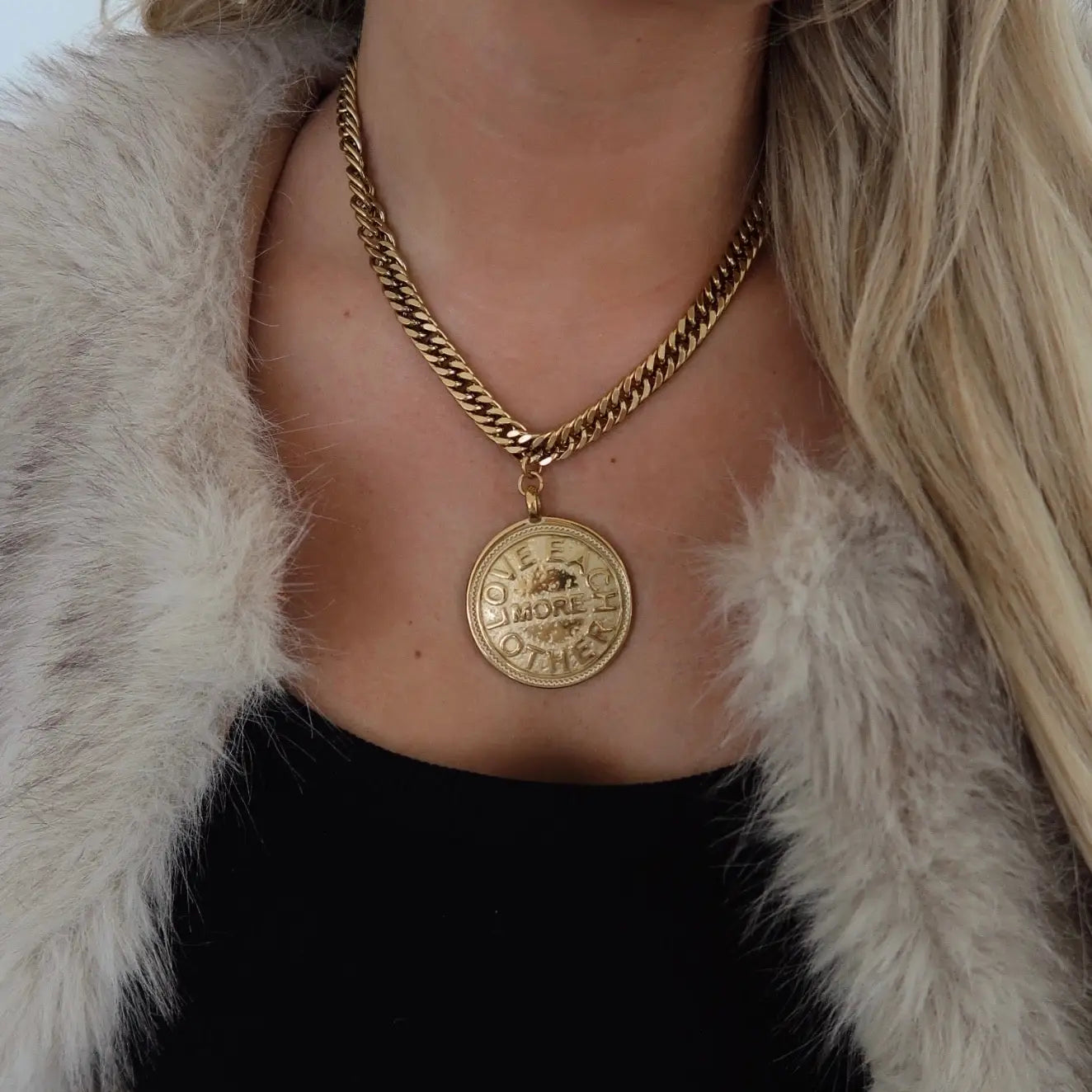 Meredith Necklace, Gold