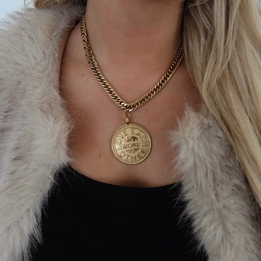 Meredith Necklace, Gold