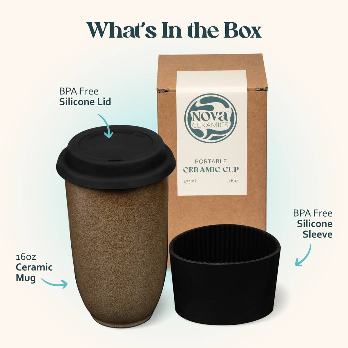 Mantle Ceramic Travel Cup - 16oz