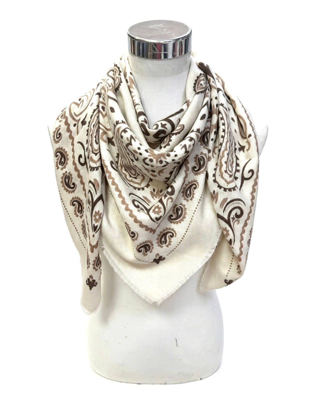 Dakota Bandana Scarf -  Beige