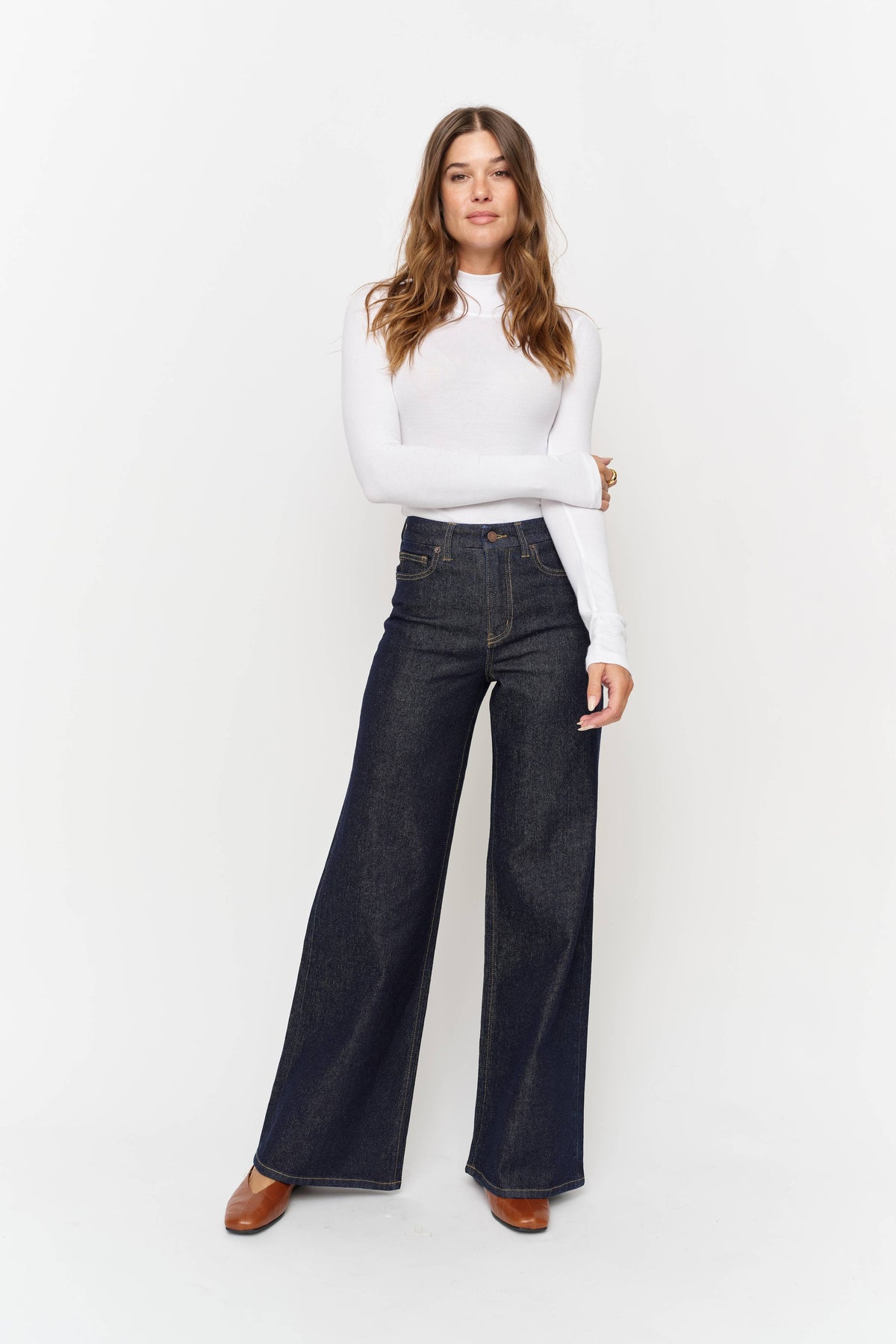 Andrews High Rise Denim - Dark