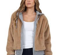 Fur & Fleece Combo Jacket - Vintage Havana