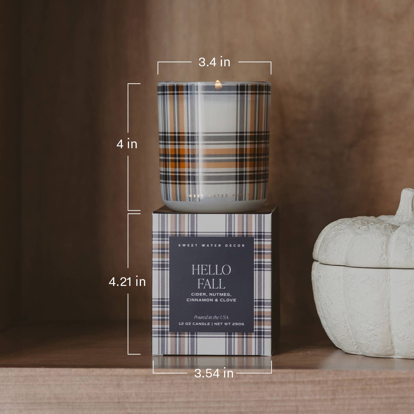 Hello Fall Candle