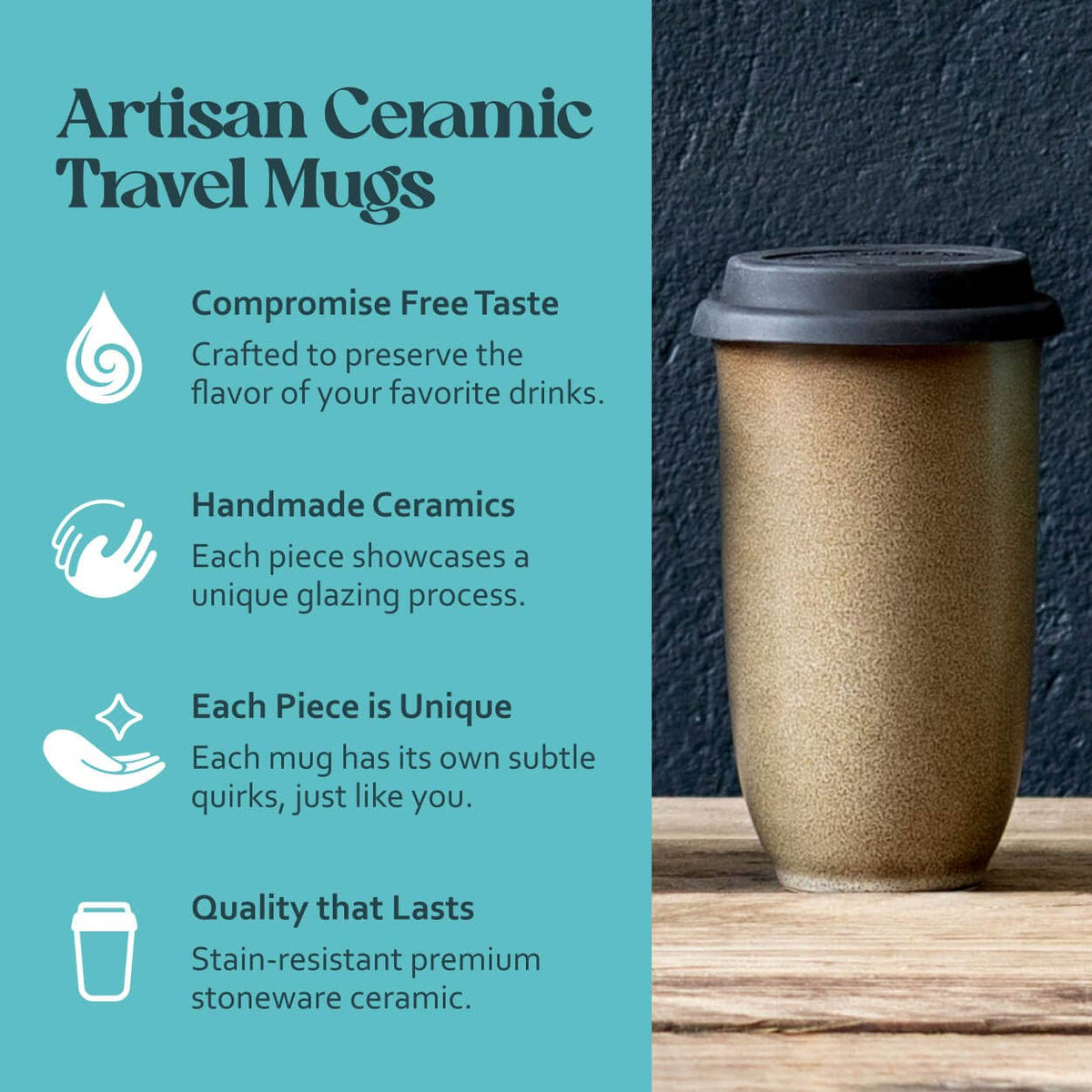 Mantle Ceramic Travel Cup - 16oz