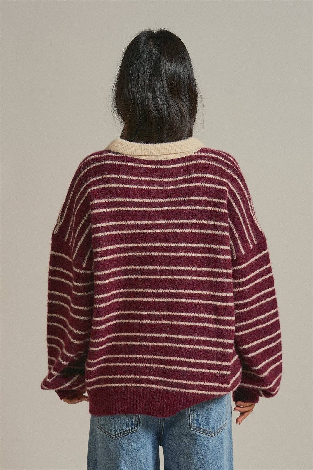 The Rugby Polo Sweater