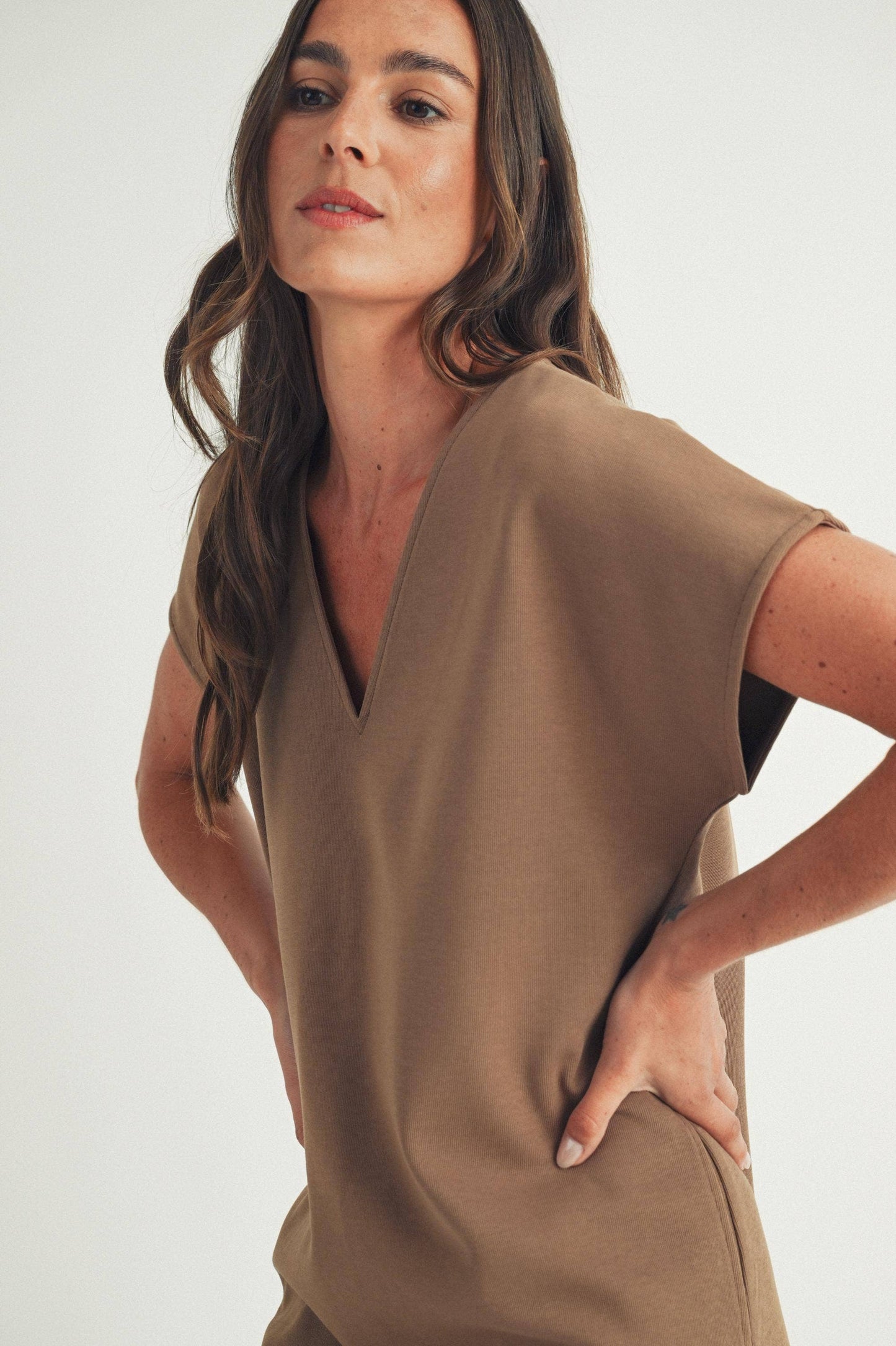 Lounge Midi Dress, Mocha