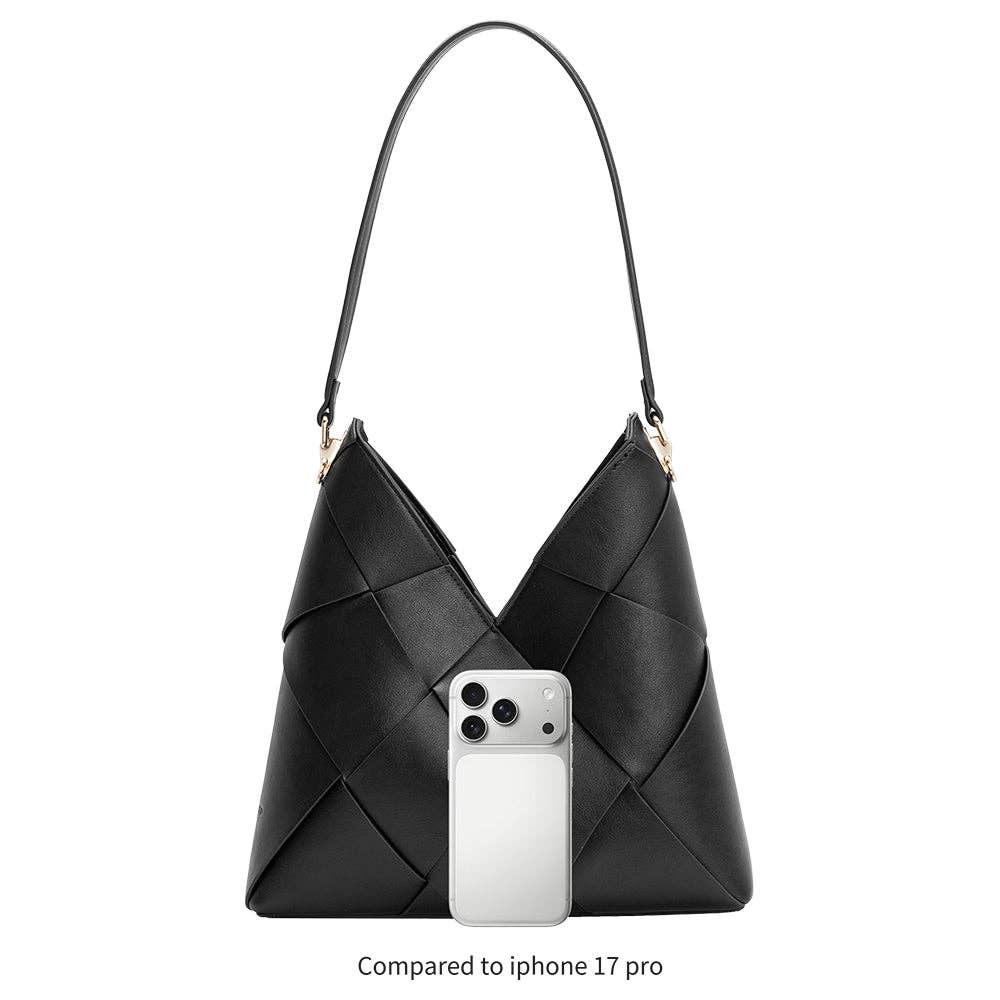 Phaedra Vegan Shoulder Bag - Espresso