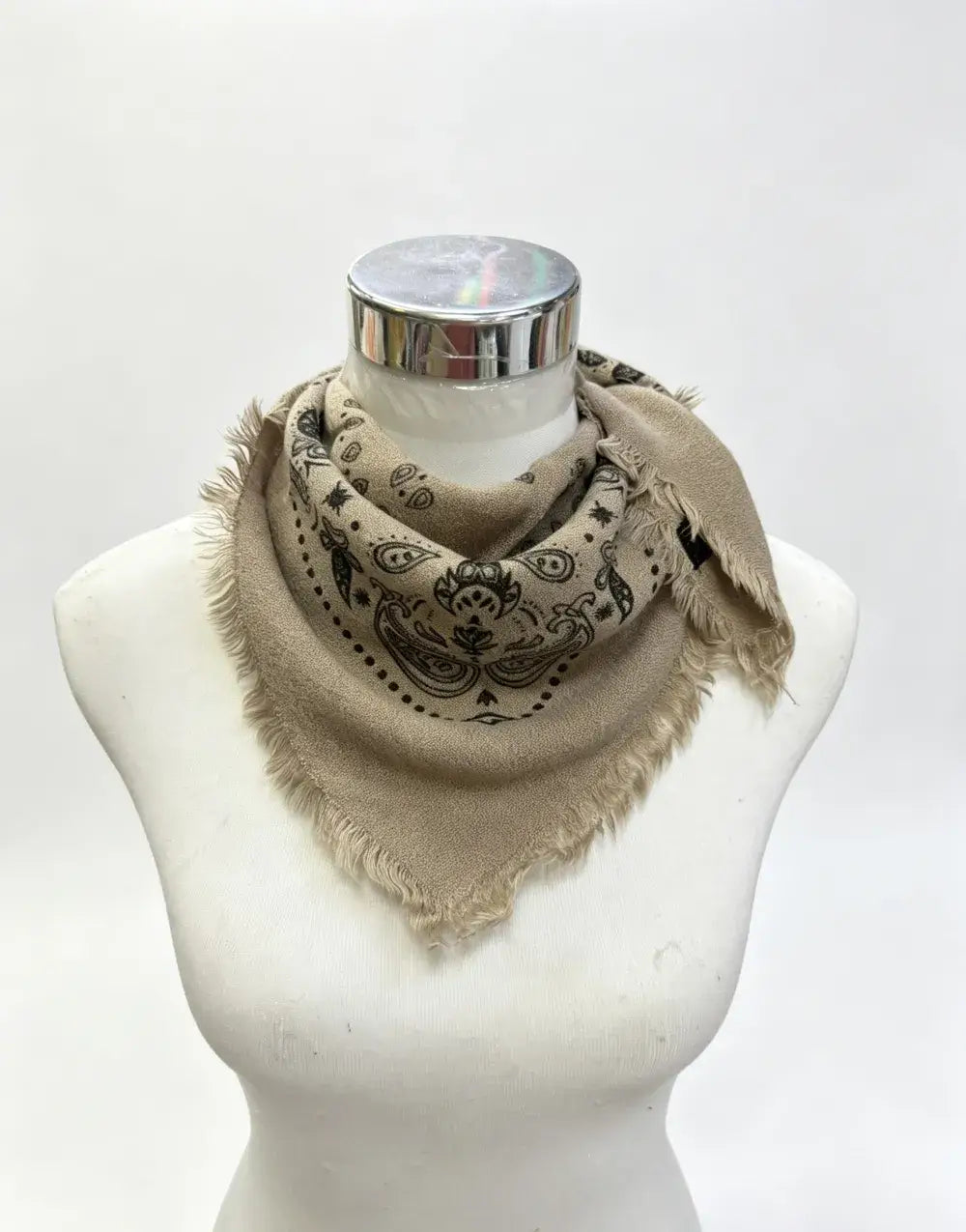 Grace Bandana Scarf - Taupe