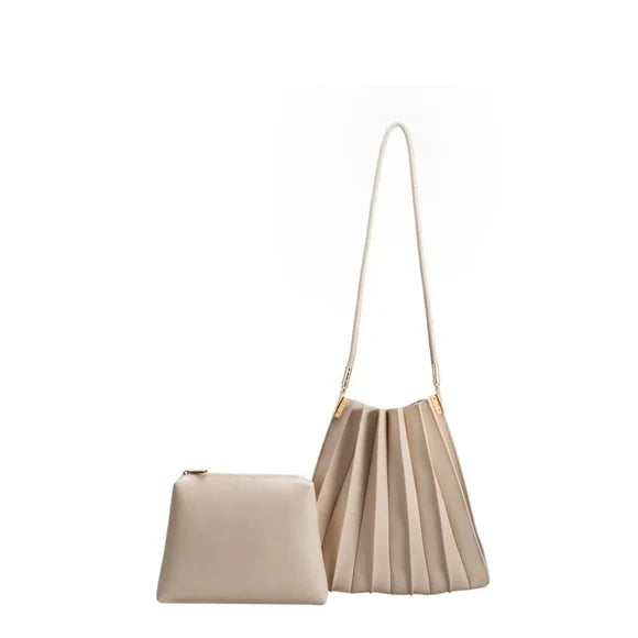 Carrie Shoulder Bag, Bone