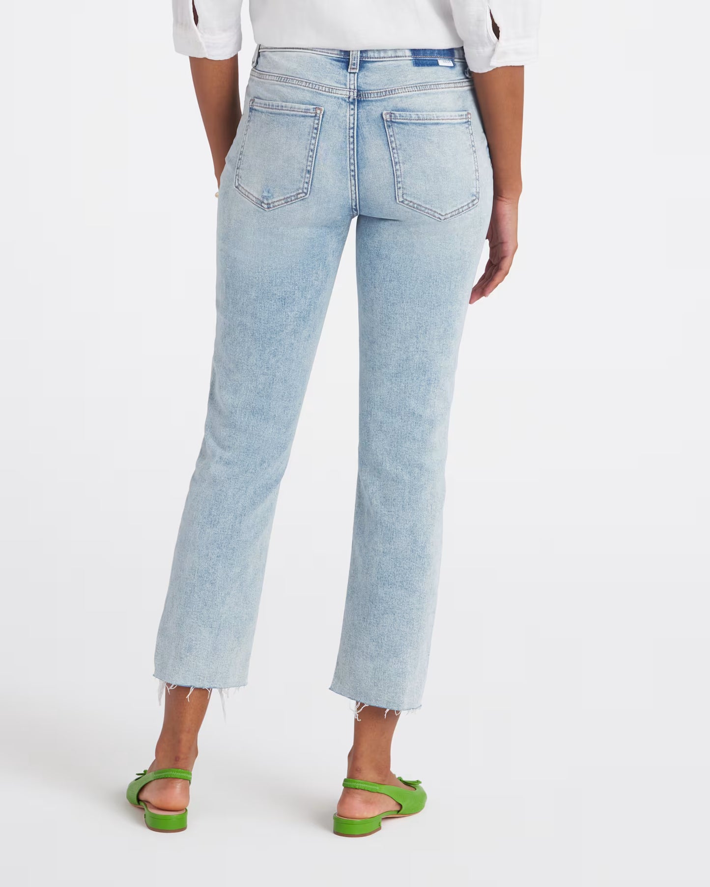 Straight Up High Rise Denim