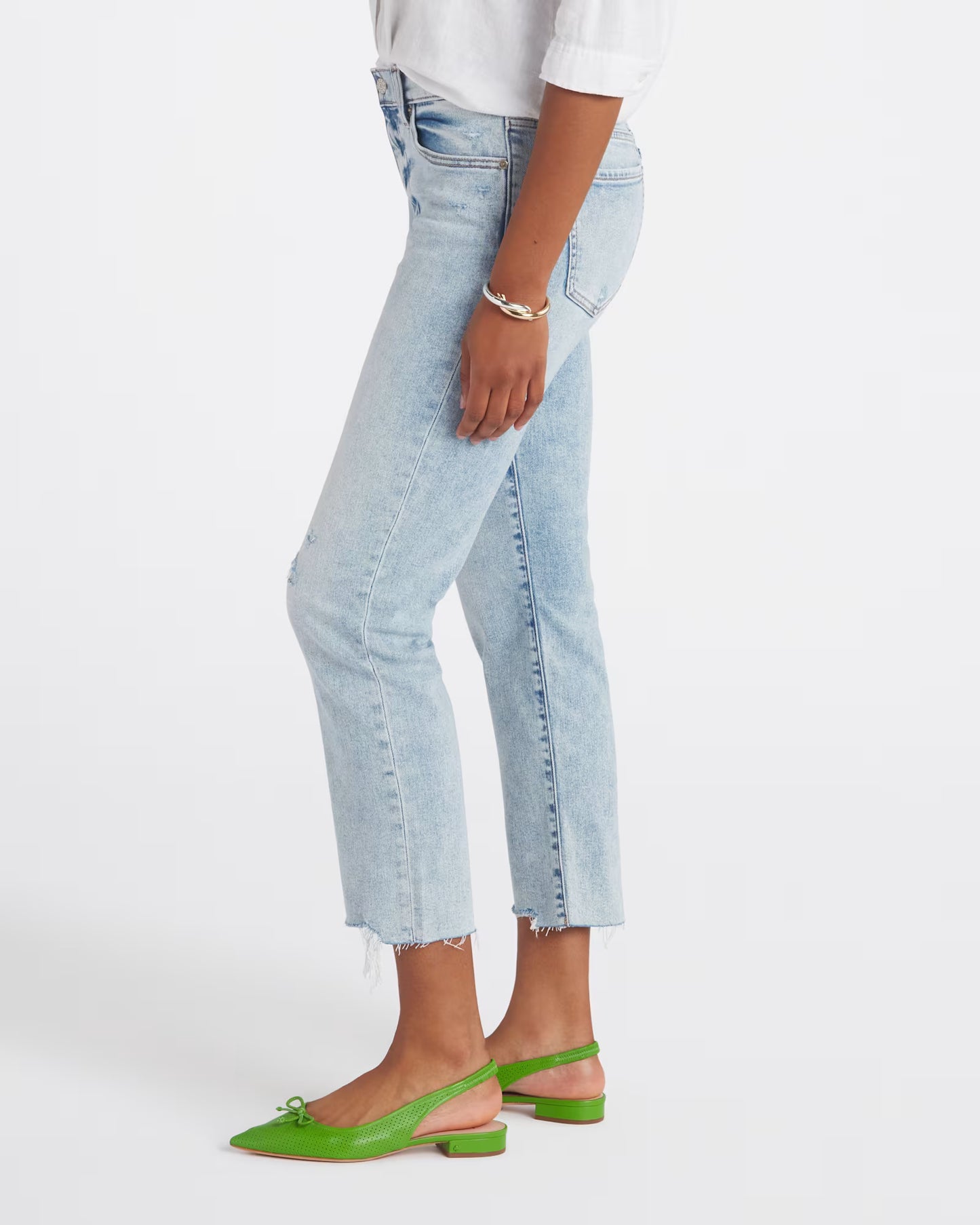 Straight Up High Rise Denim